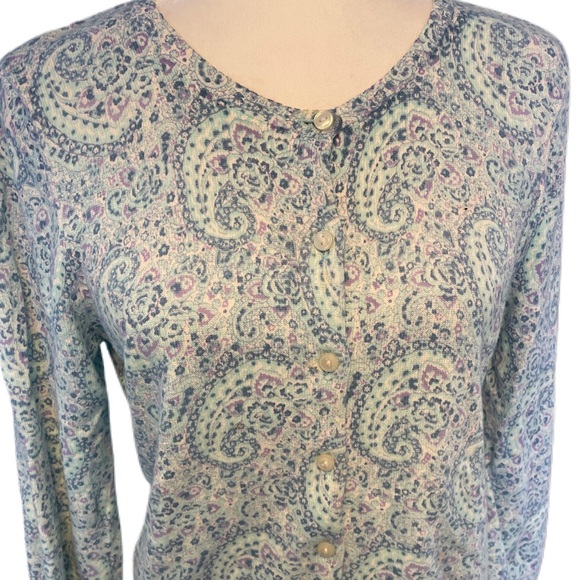 🌼 3/$18.!NWOT LL Bean supima cotton cardigan size S - Picture 1 of 9